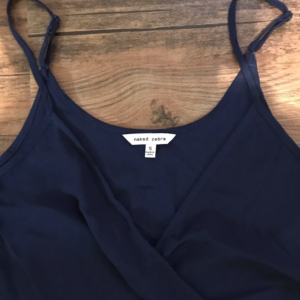 Navy Blue Tank - Picture 2 of 3